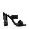 Saint Laurent Flannel Beaded Sandals - Size 9 / 39 (SHF-18841)