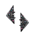 Saint Laurent Gem 80's Triangle Clip On Earrings (SHF-DiEtIv)