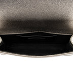 Saint Laurent Metallic Grain de Poudre Classic Kate Clutch (SHF-17619)