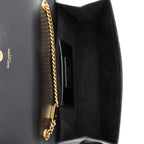 Saint Laurent Grain de Poudre Leather Monogram Kate Tassel Medium Shoulder Bag - FINAL SALE (SHF-18556)
