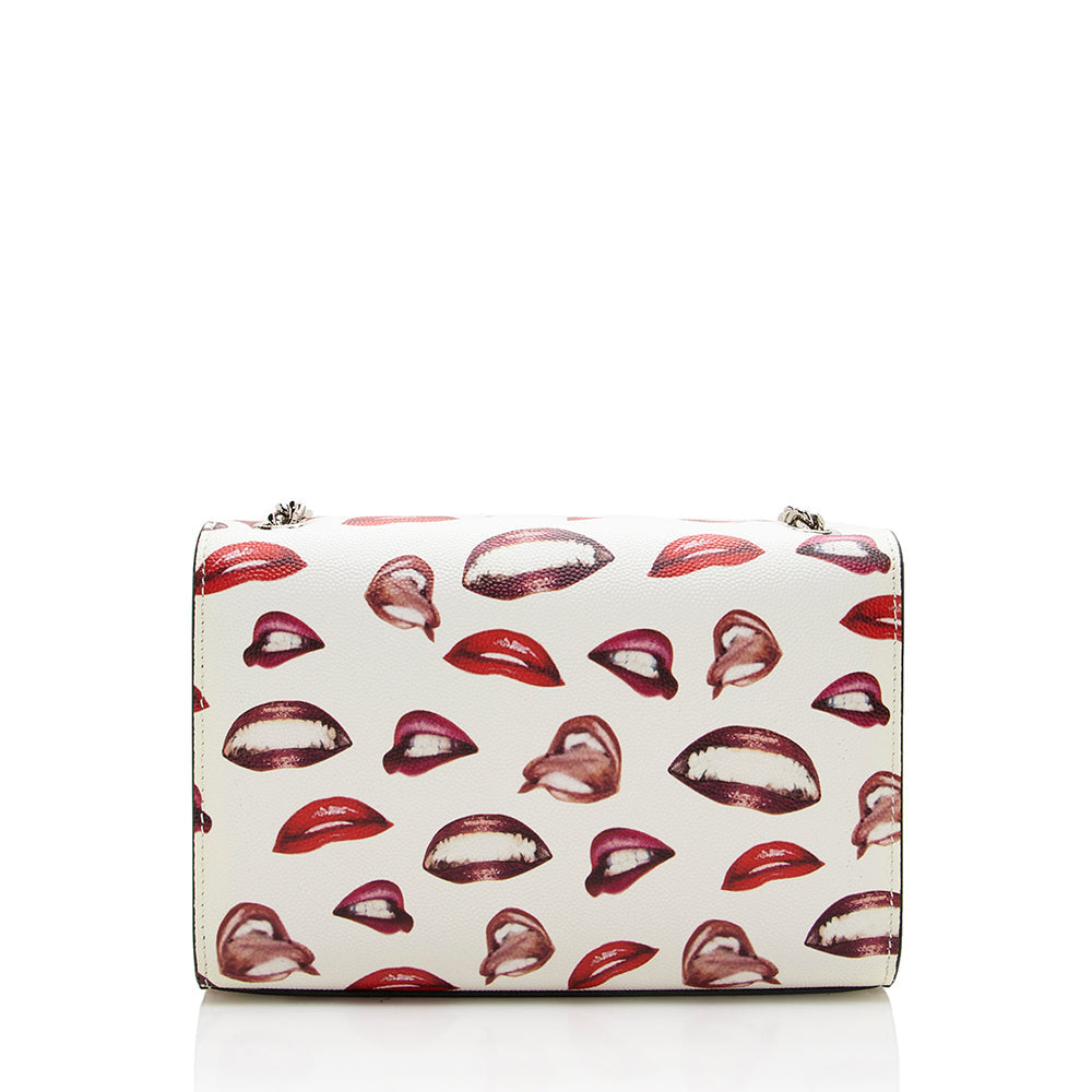 Saint Laurent Grain de Poudre Lips Kate Small Shoulder Bag (SHF-17205)