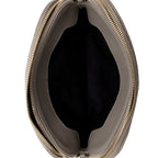 Saint Laurent Grained Lambskin Quilted Becky Double Zip Shoulder Bag (SHF-18175)