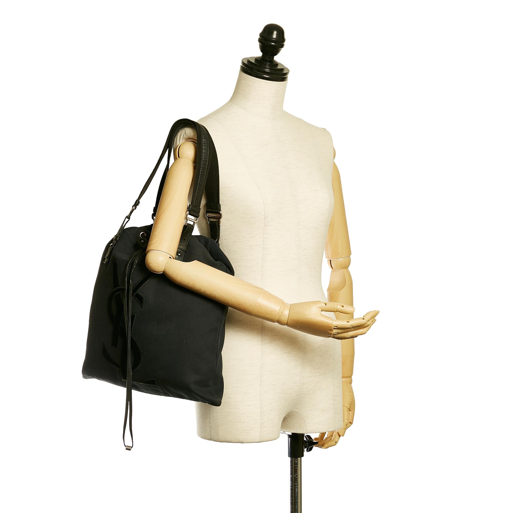 Saint Laurent Kahala Canvas Tote Bag (SHG-29234)