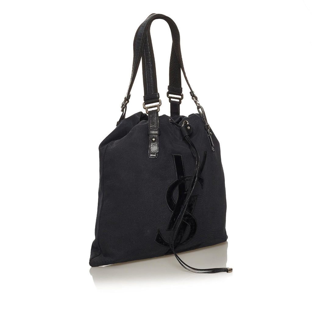 Saint Laurent Kahala Canvas Tote Bag (SHG-29234)