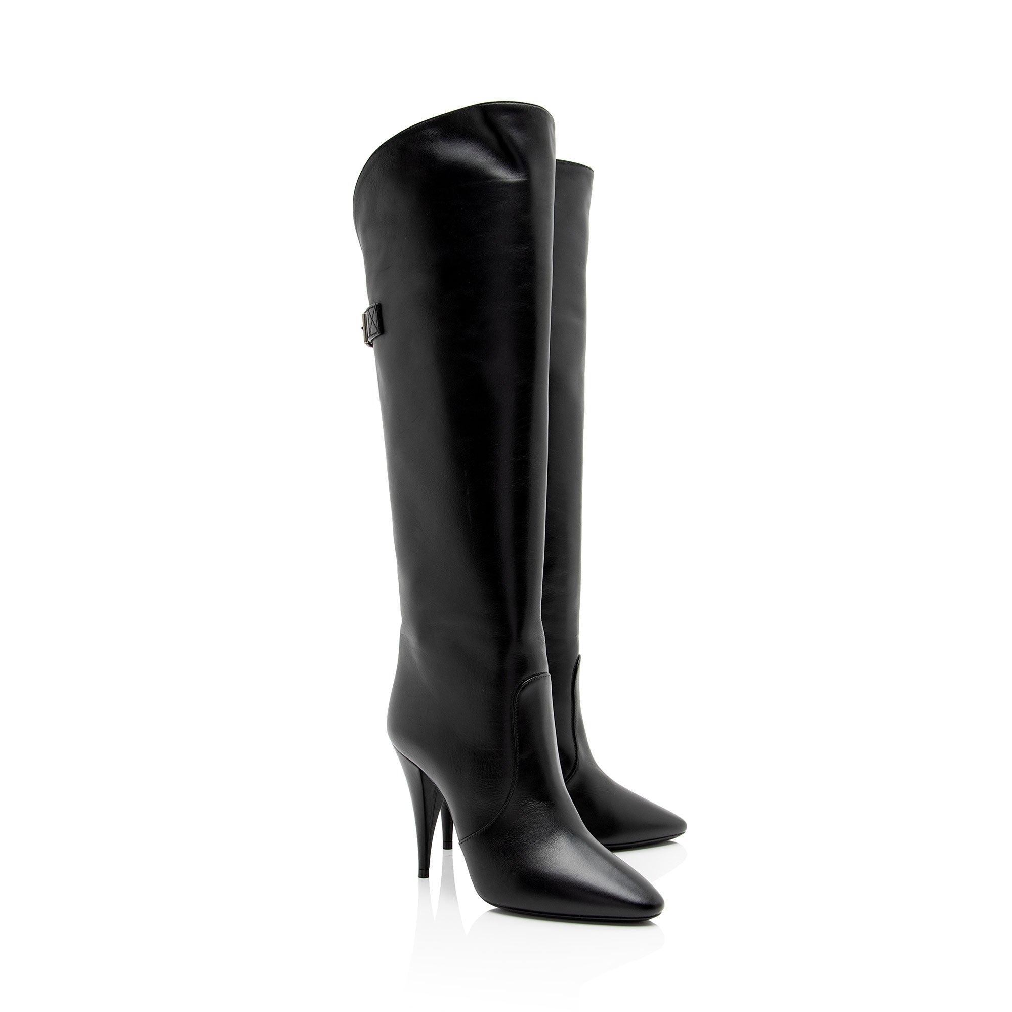 Saint Laurent Lambskin Koller Boots - Size 6.5 / 36.5 (SHF-tuOmY5)