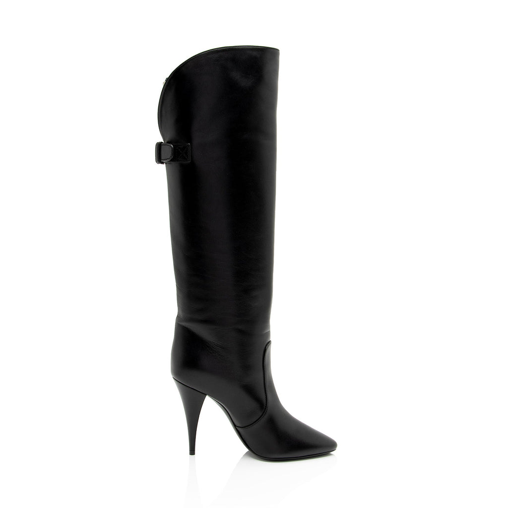 Saint Laurent Lambskin Koller Boots - Size 6.5 / 36.5 (SHF-tuOmY5)