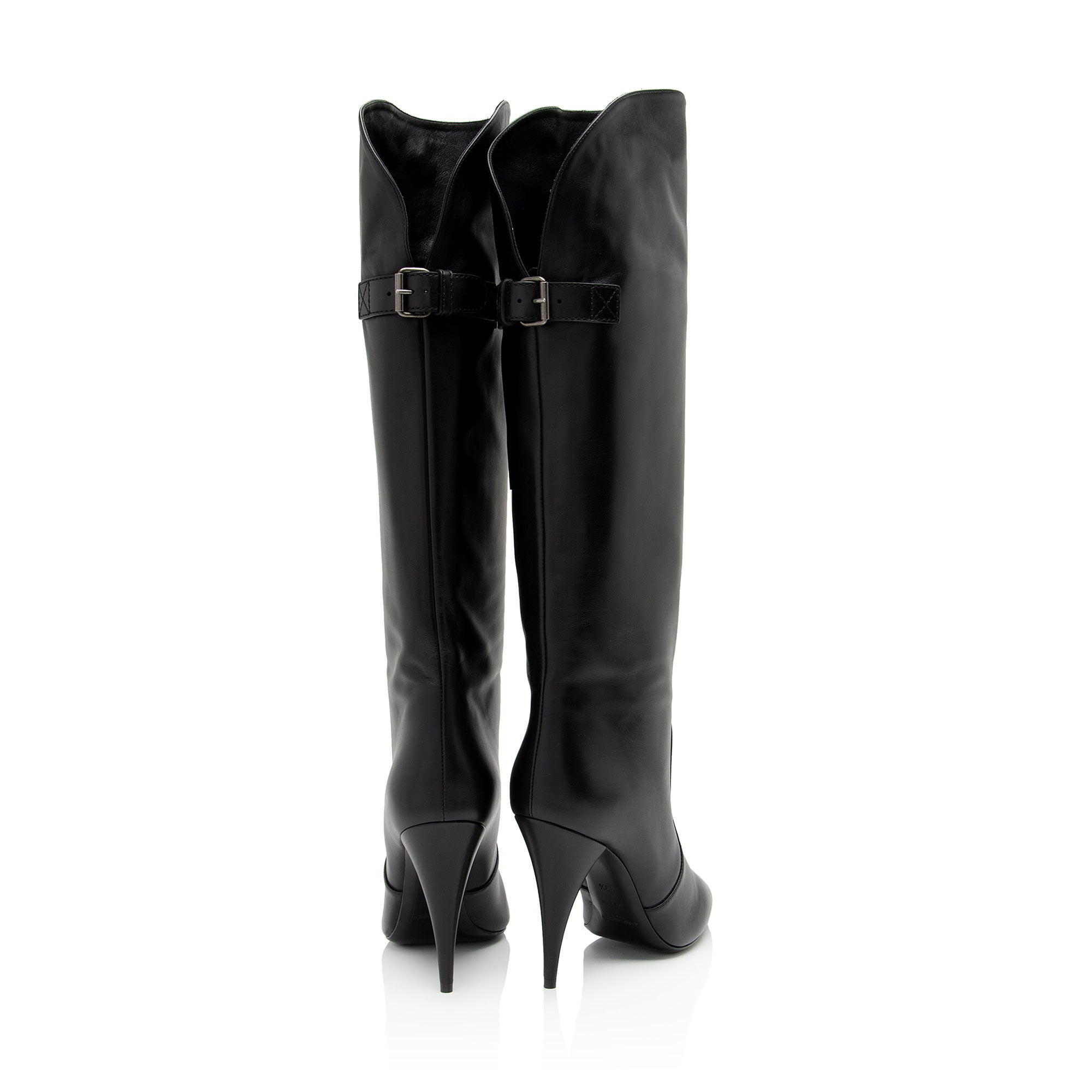 Saint Laurent Lambskin Koller Boots - Size 9.5 / 39.5 (SHF-BTvzK6)