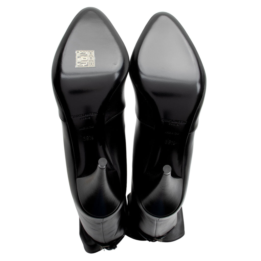 Saint Laurent Lambskin Koller Boots - Size 9.5 / 39.5 (SHF-BTvzK6)