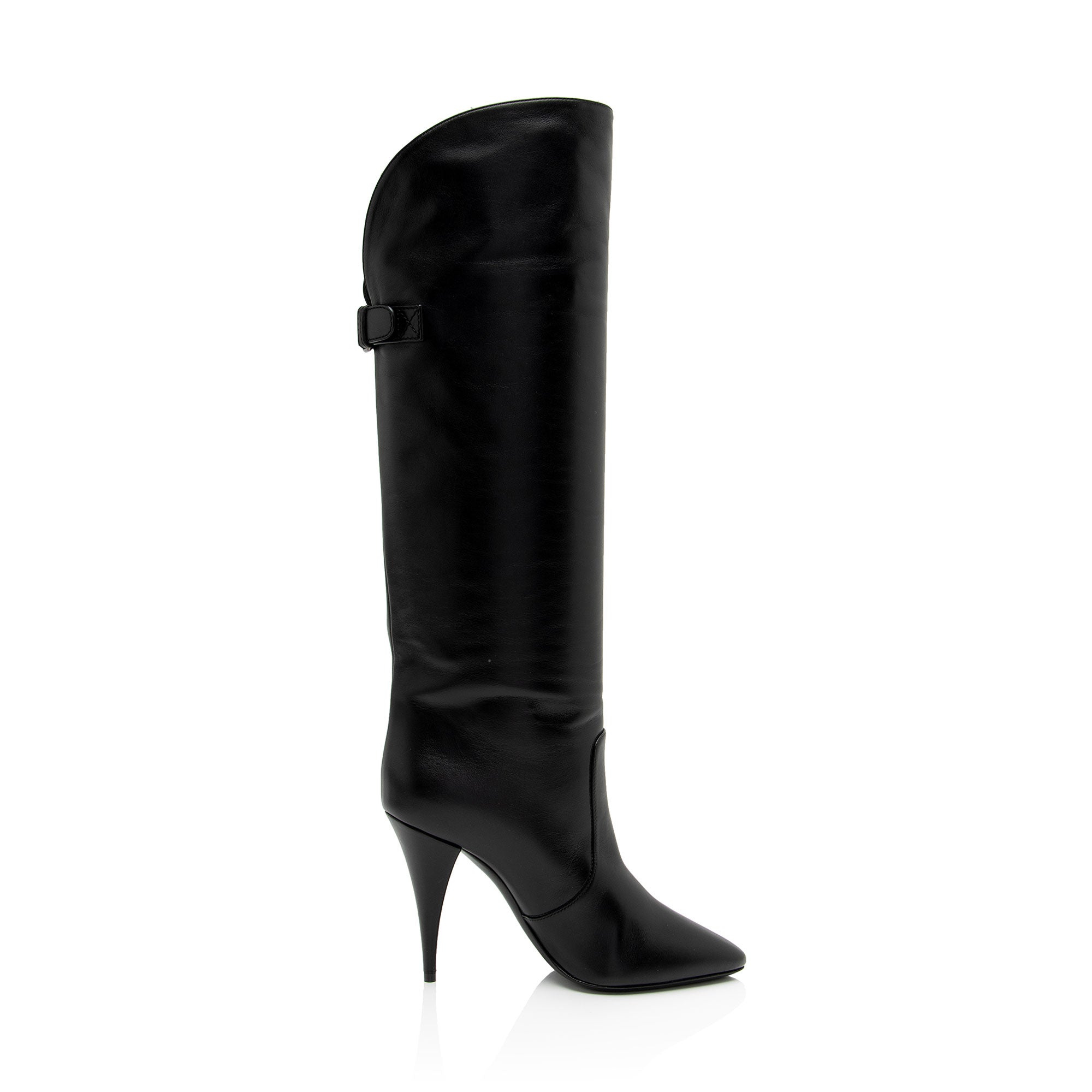 Saint Laurent Lambskin Koller Boots - Size 9.5 / 39.5 (SHF-BTvzK6)