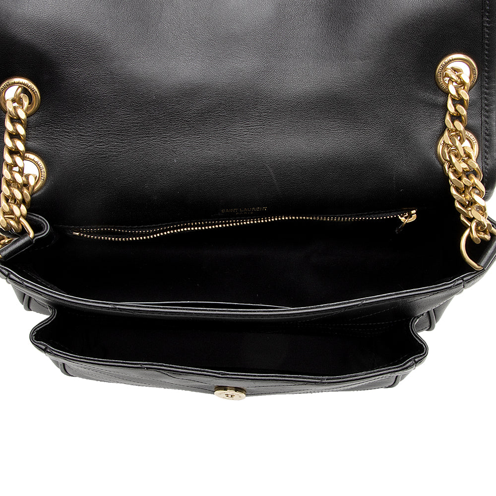 Saint Laurent Lambskin Niki Medium Shoulder Bag (SHF-18293)
