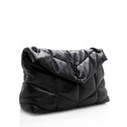 Saint Laurent Lambskin Puffer LouLou Small Shoulder Bag (SHF-18207)