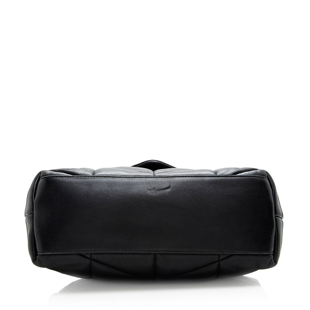 Saint Laurent Lambskin Puffer LouLou Small Shoulder Bag (SHF-18672)