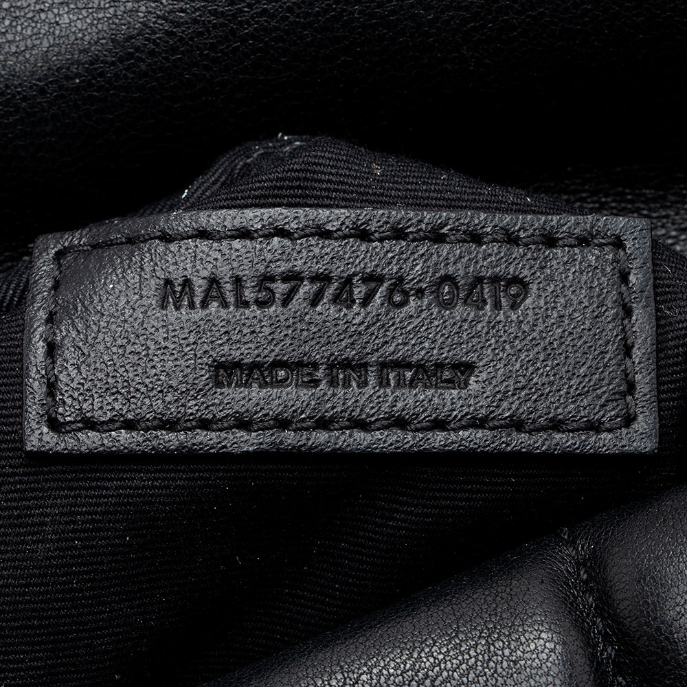 Saint Laurent Lambskin Puffer LouLou Small Shoulder Bag (SHF-18672)