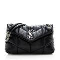 Saint Laurent Lambskin Puffer LouLou Small Shoulder Bag (SHF-18672)
