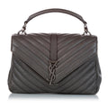 Saint Laurent Large College Leather Satchel (SHG-27089)