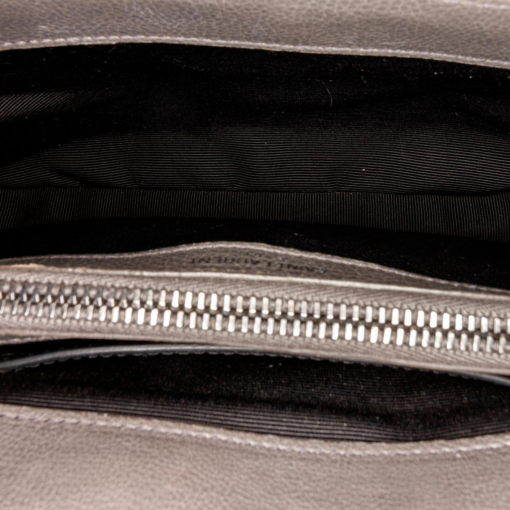 Saint Laurent Large College Leather Satchel (SHG-27089)