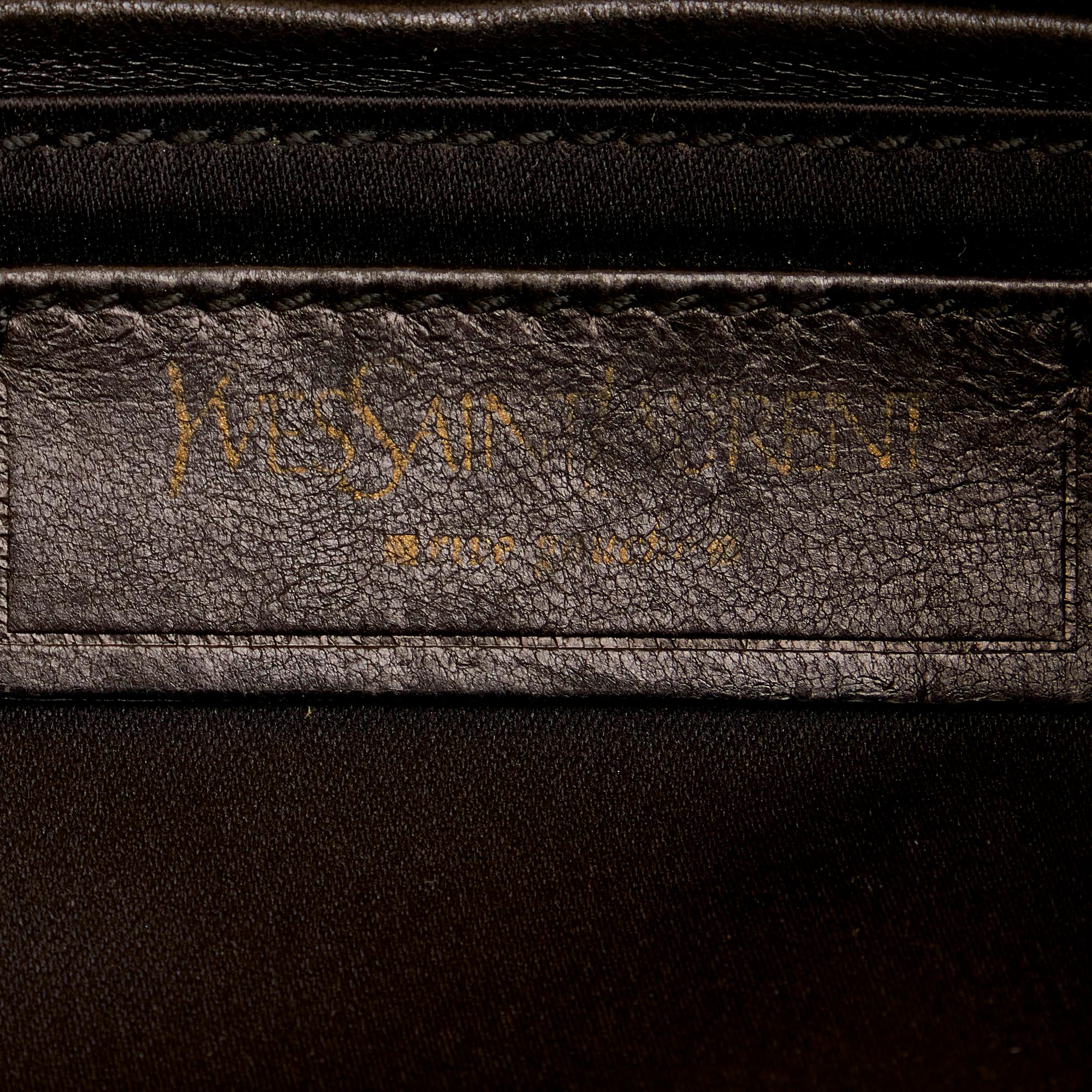 Saint Laurent Leather Baguette Bag (SHG-29637)