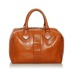 Saint Laurent Leather Boston Bag (SHG-29036)