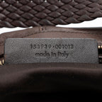 Saint Laurent Leather Braided Handle Hobo (SHF-19707)