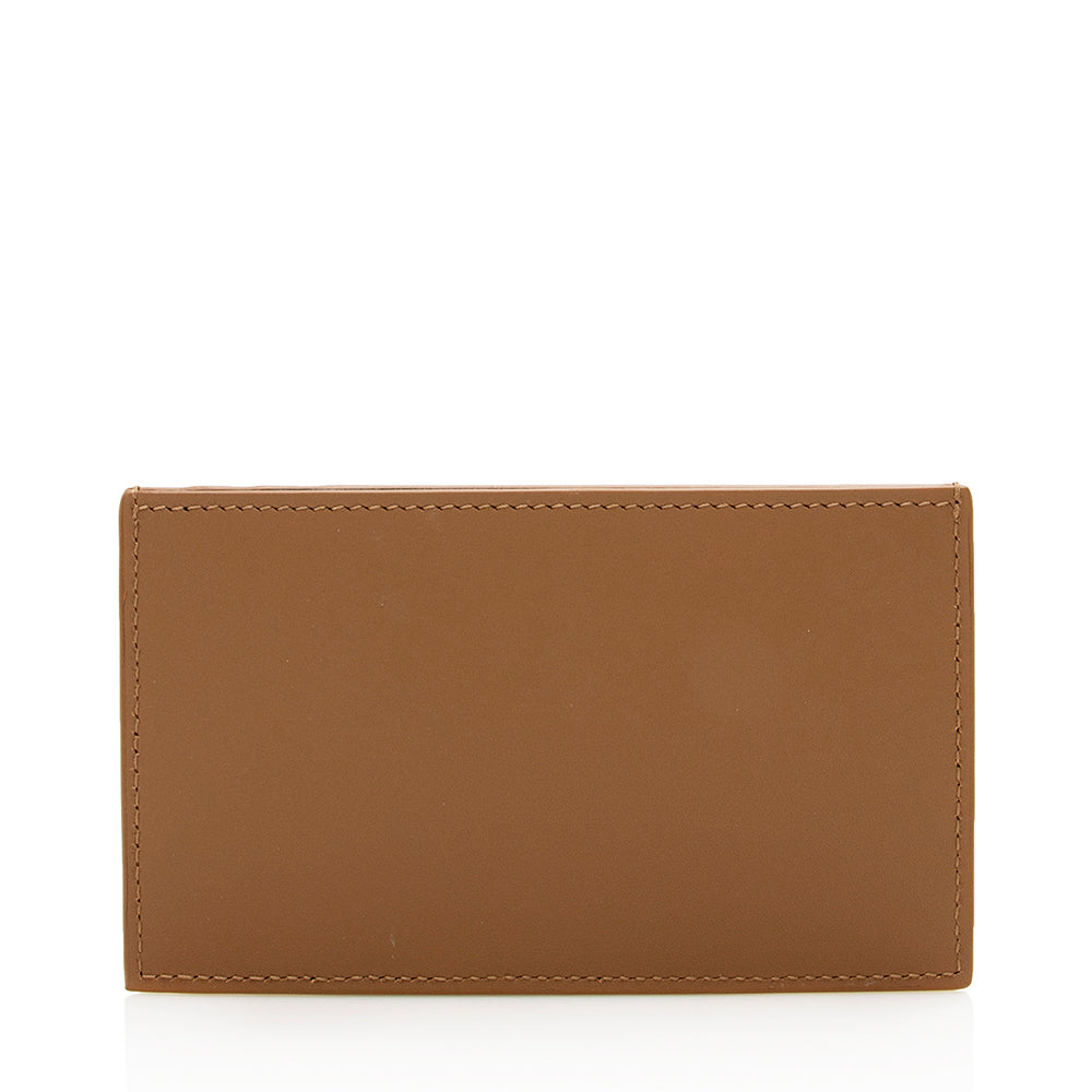Saint Laurent Leather Card Case Insert (SHF-13749)