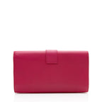 Saint Laurent Leather Chyc Clutch (SHF-12503)