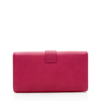 Saint Laurent Leather Chyc Clutch (SHF-18471)