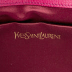 Saint Laurent Leather Chyc Clutch (SHF-18471)