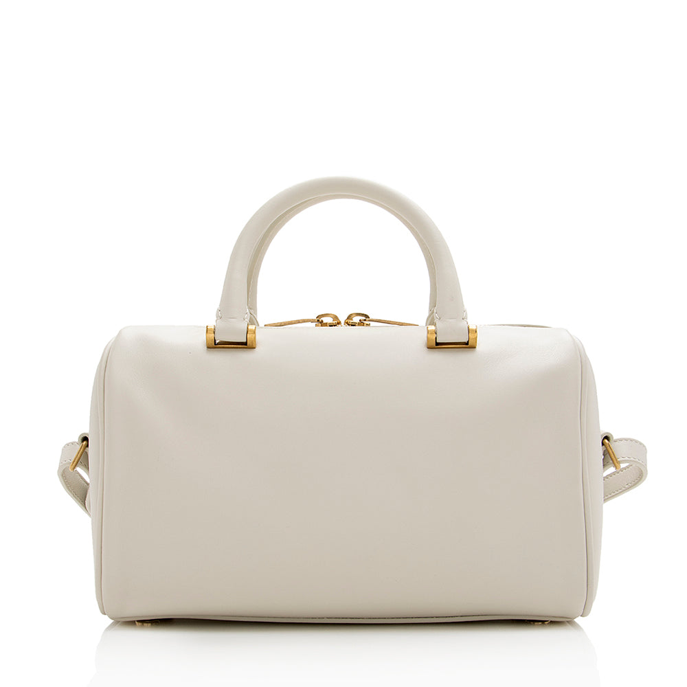 Saint Laurent Leather Classic New Small Duffle Bag - FINAL SALE (SHF-18338)