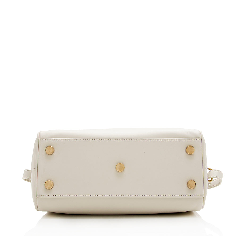 Saint Laurent Leather Classic New Small Duffle Bag - FINAL SALE (SHF-18338)