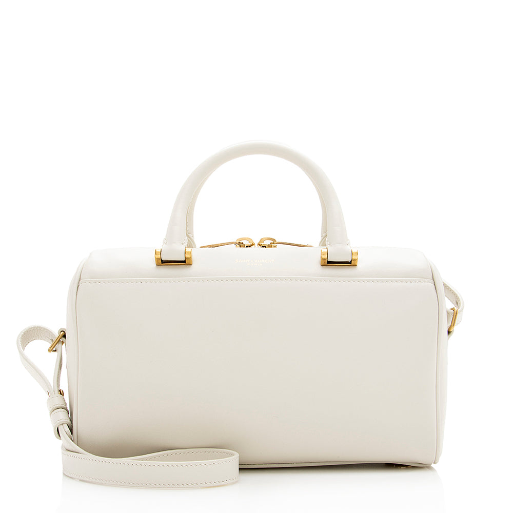Saint Laurent Leather Classic New Small Duffle Bag - FINAL SALE (SHF-18338)