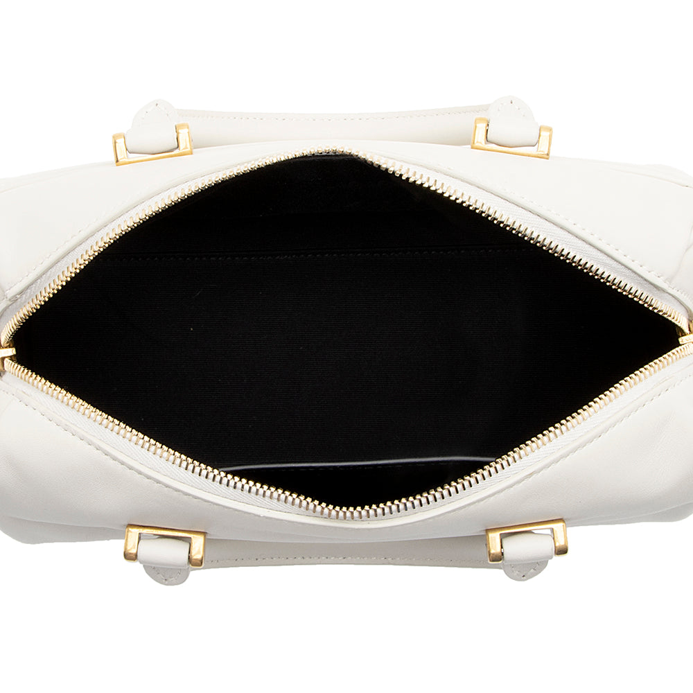 Saint Laurent Leather Classic New Small Duffle Bag - FINAL SALE (SHF-18338)