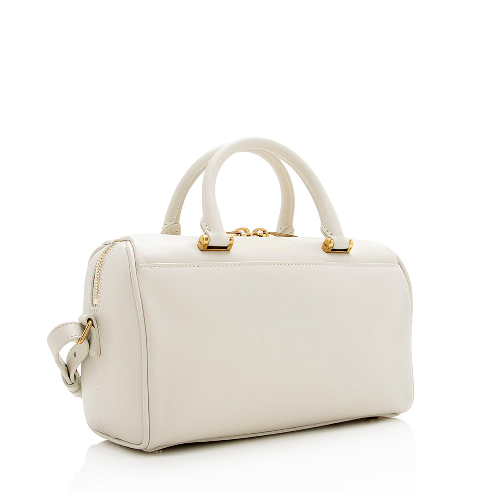 Saint Laurent Leather Classic New Small Duffle Bag - FINAL SALE (SHF-18338)