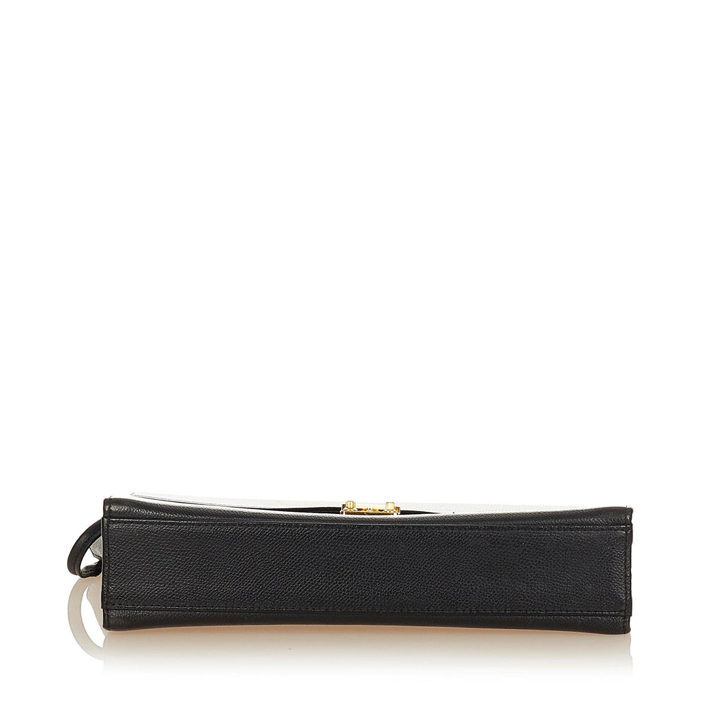 Saint Laurent Leather Clutch Bag (SHG-31556)