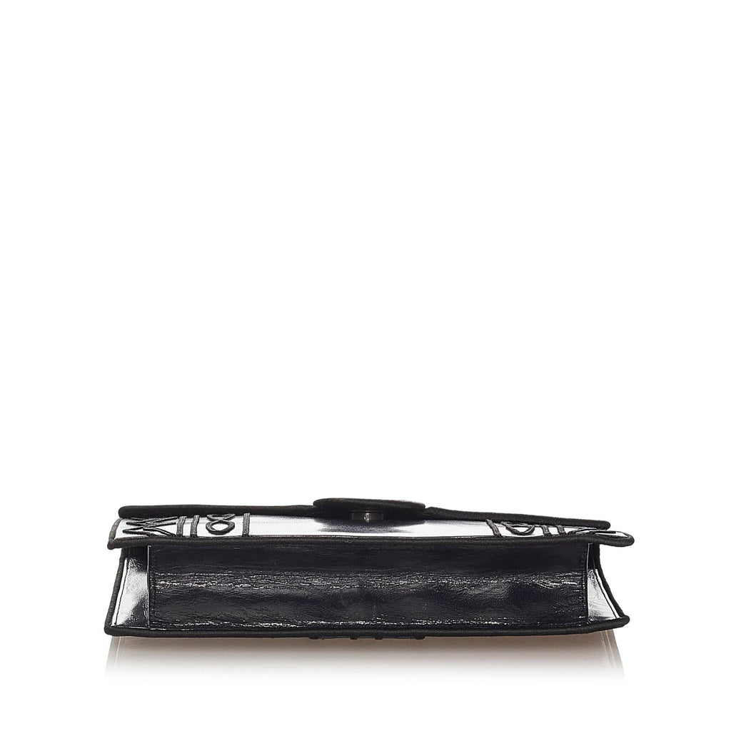 Saint Laurent Leather Clutch Bag (SHG-27873)