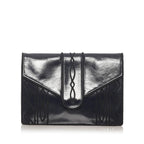 Saint Laurent Leather Clutch Bag (SHG-27873)
