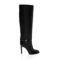 Saint Laurent Leather Diane Knee High Boots - Size 9 / 39