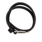 Saint Laurent Leather Double Wrap Bracelet (SHF-tTLufM)