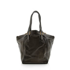 Saint Laurent Leather Downtown Small Tote - FINAL SALE (SHF-13914)