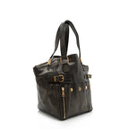 Saint Laurent Leather Downtown Small Tote - FINAL SALE (SHF-13914)