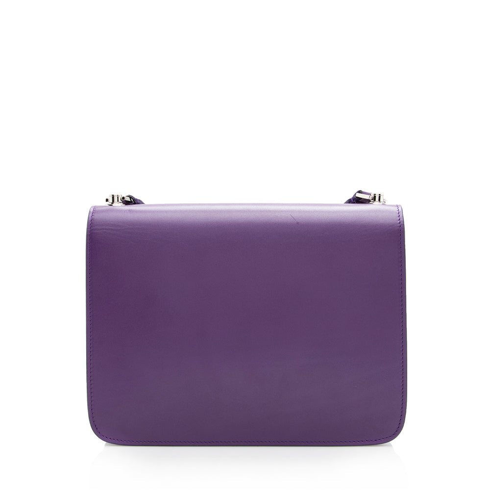 Saint Laurent Leather Le Carre Shoulder Bag (SHF-18110)