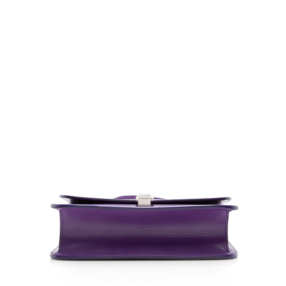 Saint Laurent Leather Le Carre Shoulder Bag (SHF-18110)