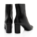 Saint Laurent Leather Lou Ankle Boots - Size 7 / 37 (SHF-9Y9v6s)