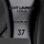 Saint Laurent Leather Lou Ankle Boots - Size 7 / 37 (SHF-9Y9v6s)
