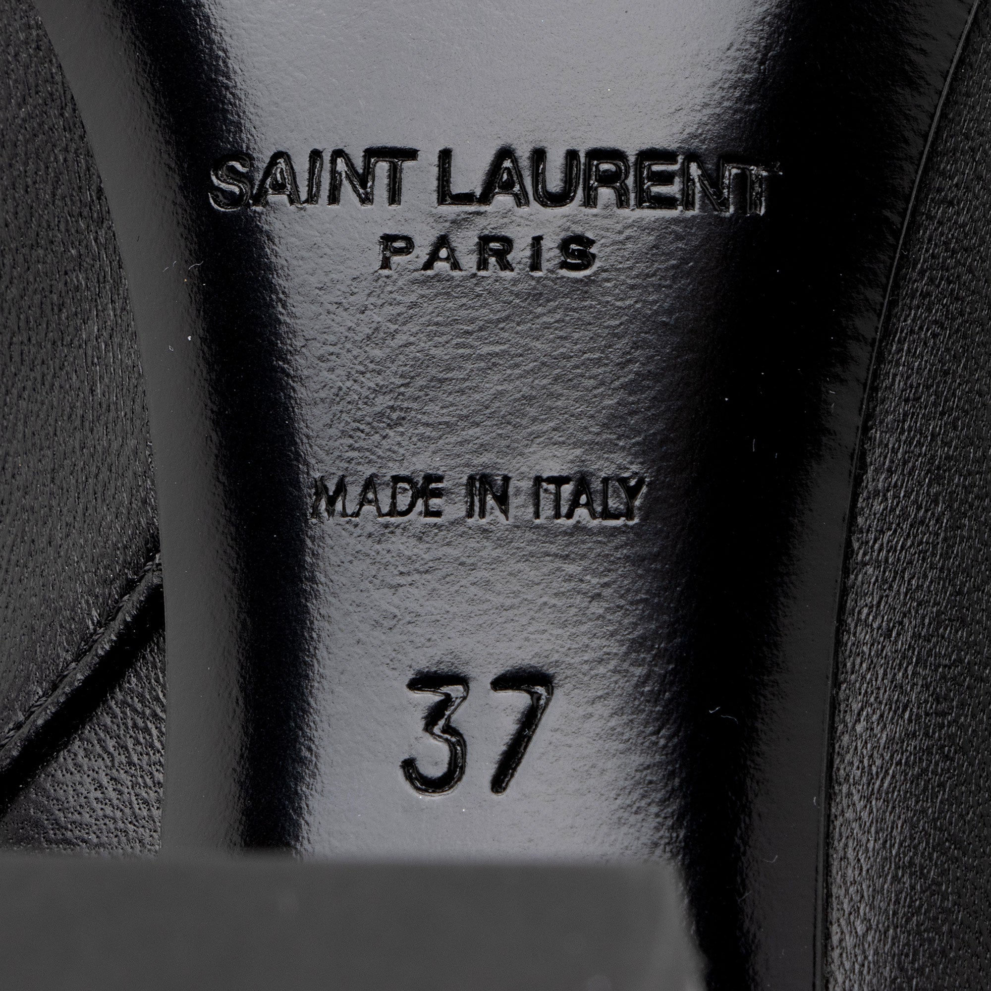 Saint Laurent Leather Lou Ankle Boots - Size 7 / 37 (SHF-9Y9v6s)