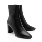Saint Laurent Leather Lou Ankle Boots - Size 7 / 37 (SHF-9Y9v6s)
