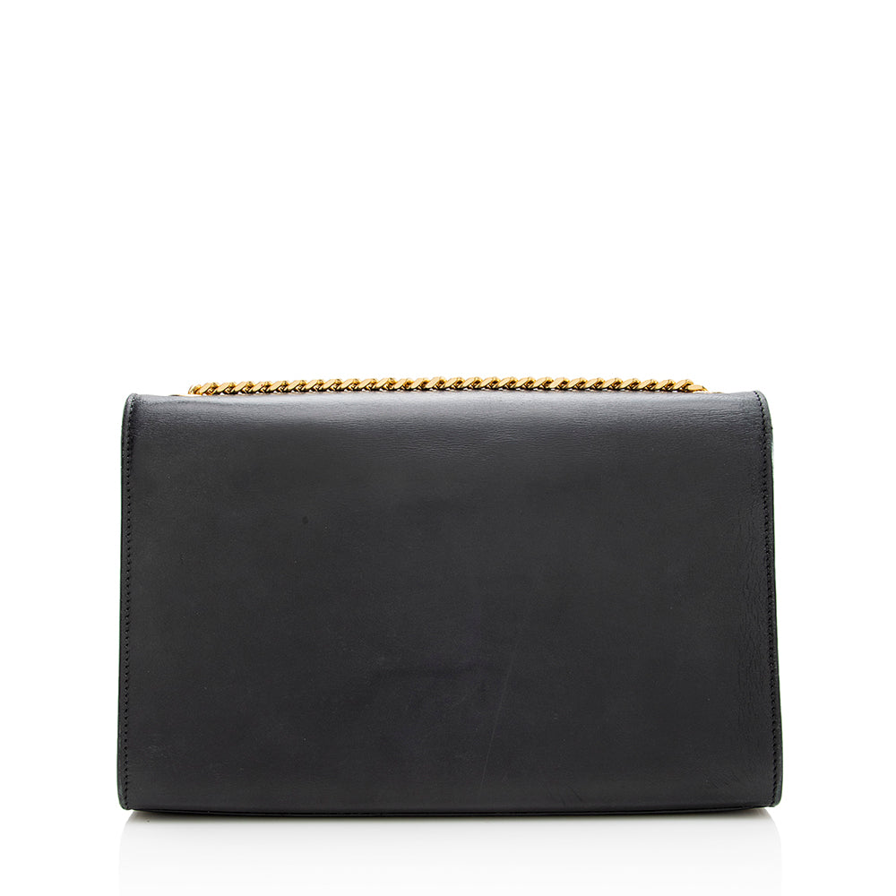 Saint Laurent Leather Monogram Kate Tassel Medium Shoulder Bag - FINAL SALE (SHF-18858)