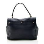 Saint Laurent Leather Muse Two Medium Satchel (SHF-18818)
