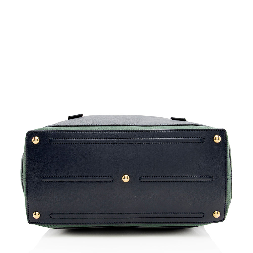 Saint Laurent Leather Muse Two Medium Satchel (SHF-18818)
