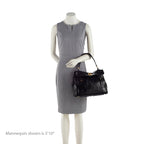 Saint Laurent Leather Muse Two Medium Satchel (SHF-19501)