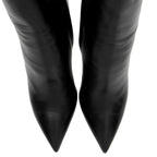 Saint Laurent Leather Opyum Booties - Size 8.5 / 38.5